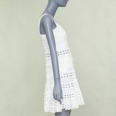 Women's Zimmermann Linen Embroidered Anglais Sundress