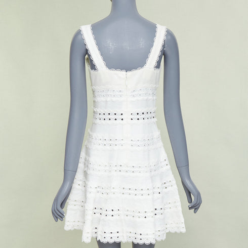 Women's Zimmermann Linen Embroidered Anglais Sundress