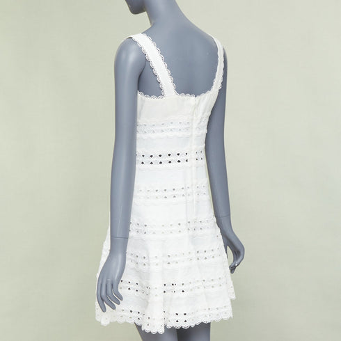 Women's Zimmermann Linen Embroidered Anglais Sundress