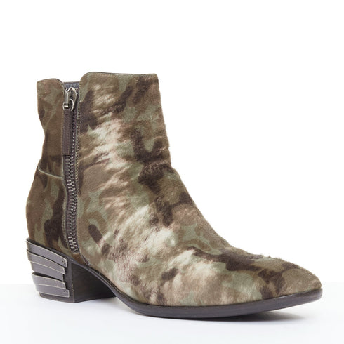 Men's Giuseppe Zanotti Ponyhair Metal Boots