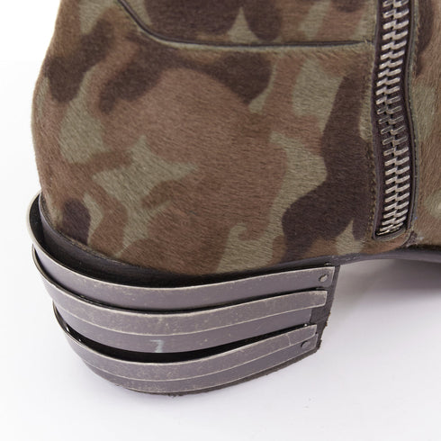 Men's Giuseppe Zanotti Ponyhair Metal Boots