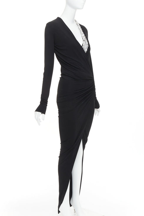 Women's Alexandre Vauthier Crystal Wrap Dress