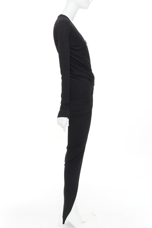 Women's Alexandre Vauthier Crystal Wrap Dress