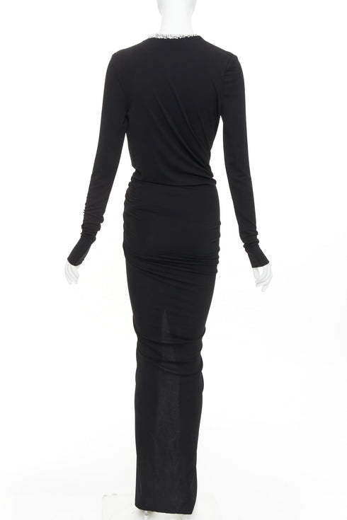 Women's Alexandre Vauthier Crystal Wrap Dress
