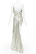 Women's Alexandre Vauthier Lame Drape Gown