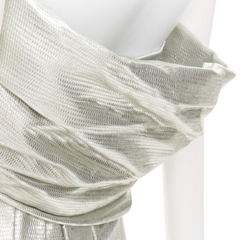 Women's Alexandre Vauthier Lame Drape Gown