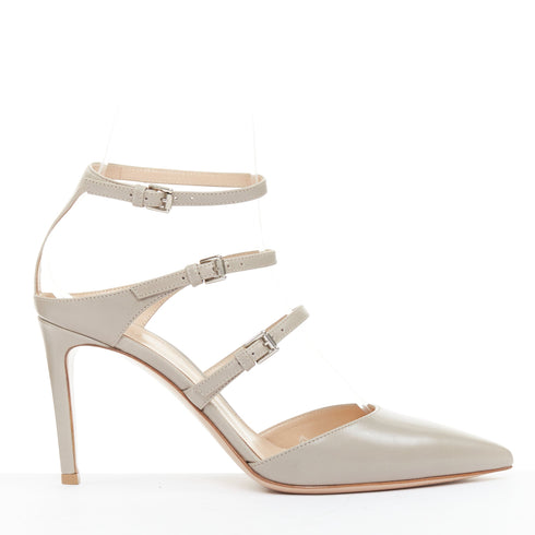 Women's Gianvito Rossi Triple Straps Pointy Pumps