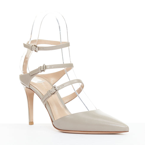 Women's Gianvito Rossi Triple Straps Pointy Pumps