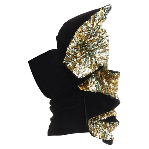 Women's Alexandre Vauthier Crystal Ruffle Top