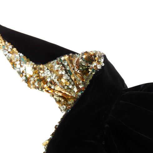 Women's Alexandre Vauthier Crystal Ruffle Top
