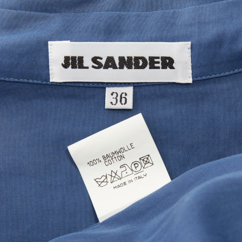 Women's Jil Sander Cotton Sheer Patch Pocket Shirt