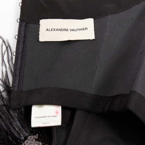 Women's Alexandre Vauthier Sequin Feather Mini Dress