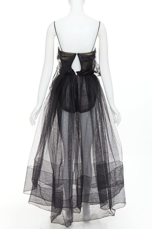 Women's Alexandre Vauthier Sheer Flared Dress