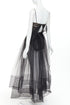 Women's Alexandre Vauthier Sheer Flared Dress