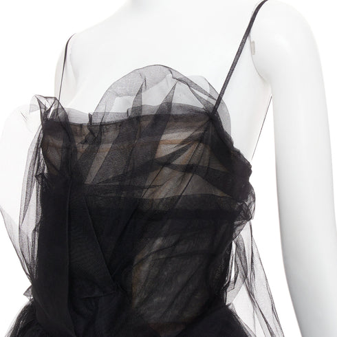 Women's Alexandre Vauthier Sheer Flared Dress