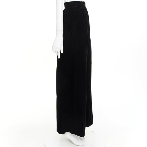 Women's Alexandre Vauthier Velvet High Maxi Skirt