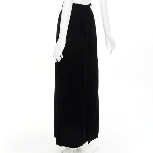 Women's Alexandre Vauthier Velvet High Maxi Skirt