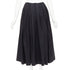 Women's Khaite Cotton Pleated Tea Length Skirt