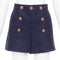 Women's Red Valentino Navy Virgin Wool Shorts