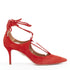 Women's Aquazzura Suede Leather Mid Pumps
