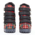 Women's Dsquared2 Tartan Wool Punk Buckle Boots
