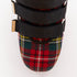Women's Dsquared2 Tartan Wool Punk Buckle Boots