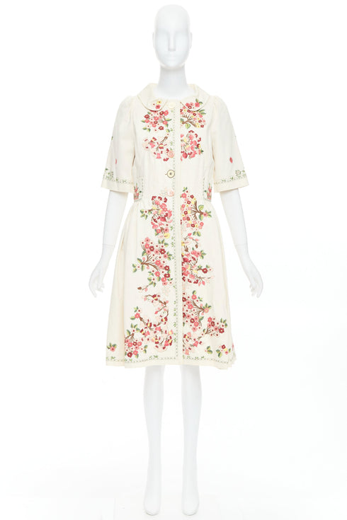 Women's Kenzo Cotton Peter Pan Coat Dress