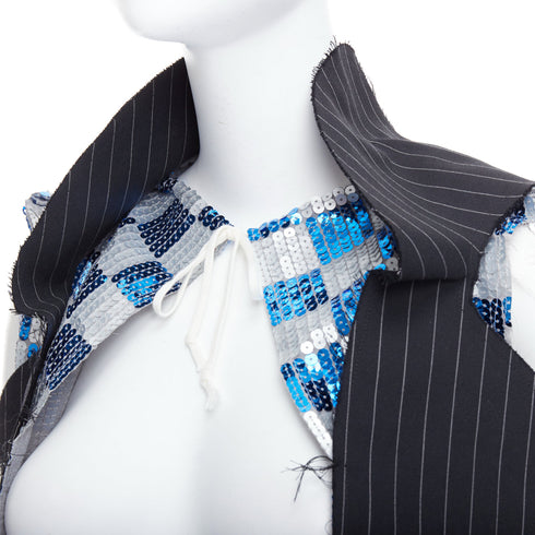 Women's Comme Des Garcons 2007 Wool Trim Vest