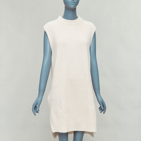 Women's Jil Sander Cotton Cashmere Silk Dress Vest