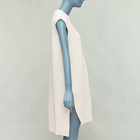 Women's Jil Sander Cotton Cashmere Silk Dress Vest