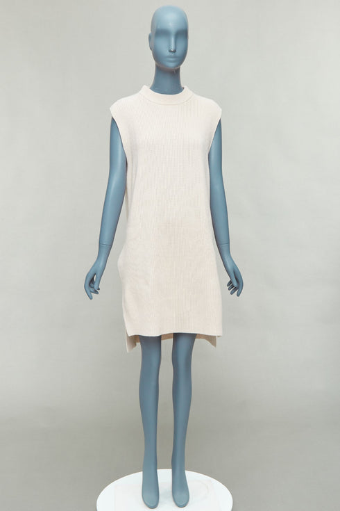 Women's Jil Sander Cotton Cashmere Silk Dress Vest
