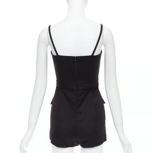 Women's Red Valentino Cotton Cargo Romper Playsuit