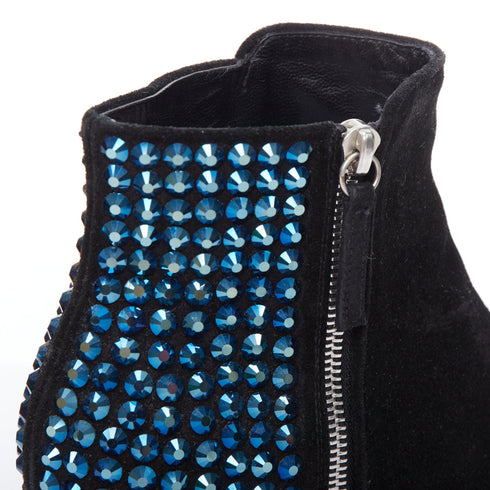 Women's Giuseppe Zanotti Suede Crystal Booties
