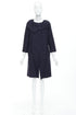 Women's Roland Mouret Cotton Blend Tweed Coat