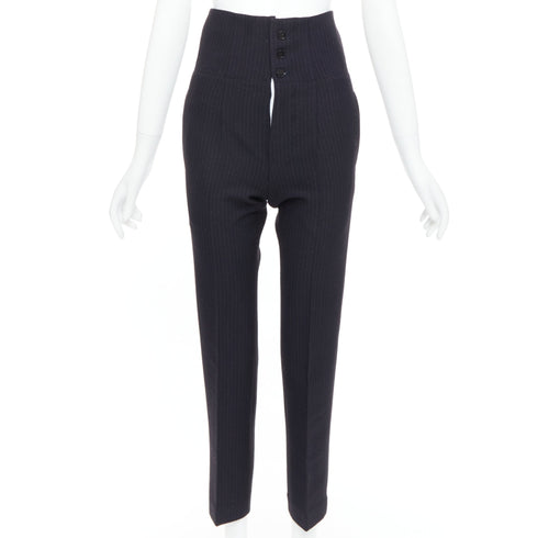 Women's Joseph Wool Blend Crepe Pinstripe Pants