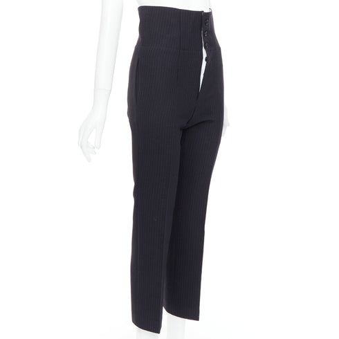 Women's Joseph Wool Blend Crepe Pinstripe Pants