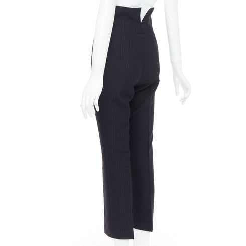 Women's Joseph Wool Blend Crepe Pinstripe Pants