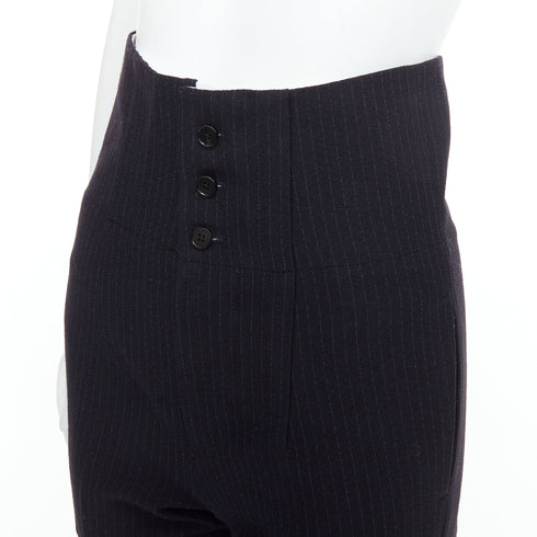 Women's Joseph Wool Blend Crepe Pinstripe Pants