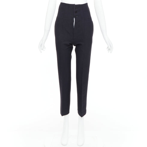 Women's Joseph Wool Blend Crepe Pinstripe Pants