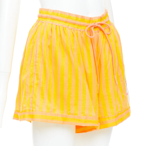 Women's Zimmermann Cotton Voile Striped Boxer Shorts