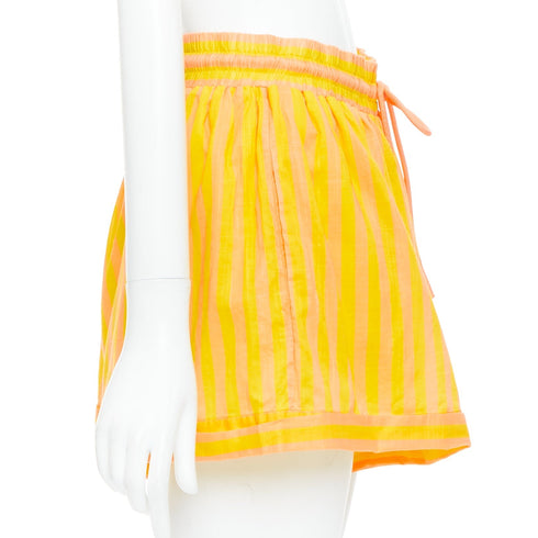 Women's Zimmermann Cotton Voile Striped Boxer Shorts