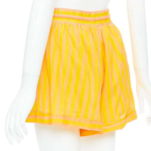 Women's Zimmermann Cotton Voile Striped Boxer Shorts