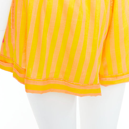 Women's Zimmermann Cotton Voile Striped Boxer Shorts