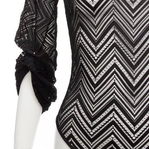 Women's Roland Mouret Lattice Lace Bodysuit Top