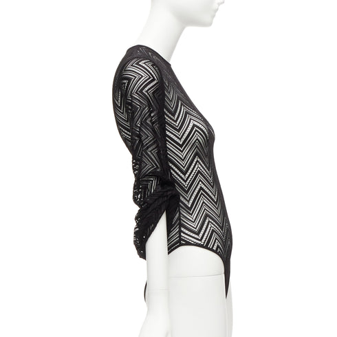 Women's Roland Mouret Lattice Lace Bodysuit Top