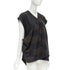Women's Comme Des Garcons Checked Draped Vest Top