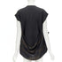 Women's Comme Des Garcons Checked Draped Vest Top