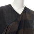 Women's Comme Des Garcons Checked Draped Vest Top