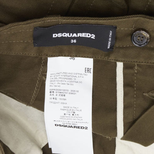 Women's Dsquared2 Cargo Pocket Mini Skirt