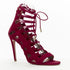 Women's Aquazzura Suede Lace Up Sandals High Heels